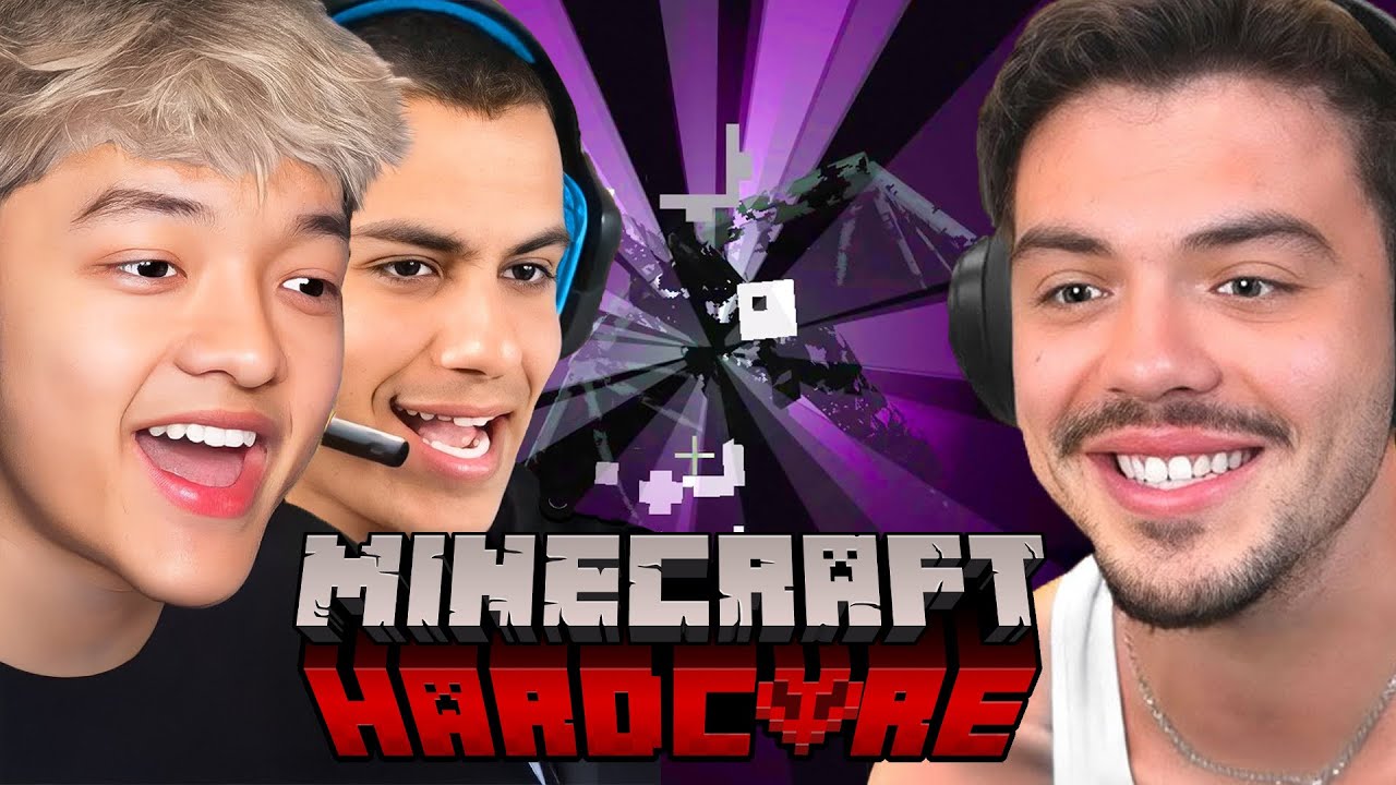 We Tried Beating Hardcore Minecraft.. (Day 1)