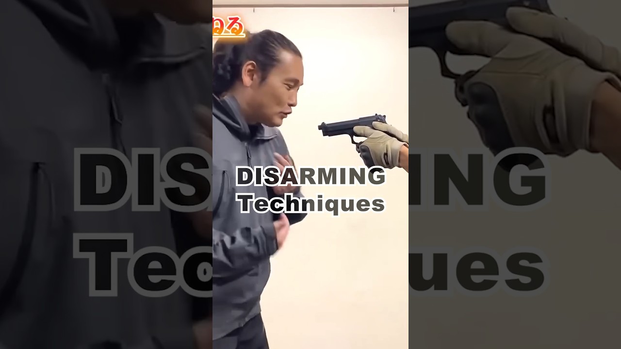Disarming Techniques 🔥#action #martialarts #guns #shorts