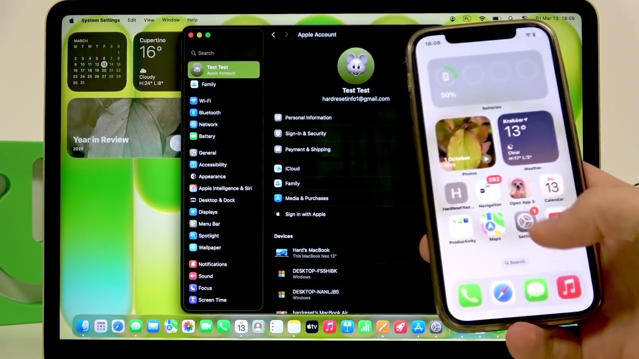 Как настроить и использовать функцию Handoff между MacBook Neo и iPhone