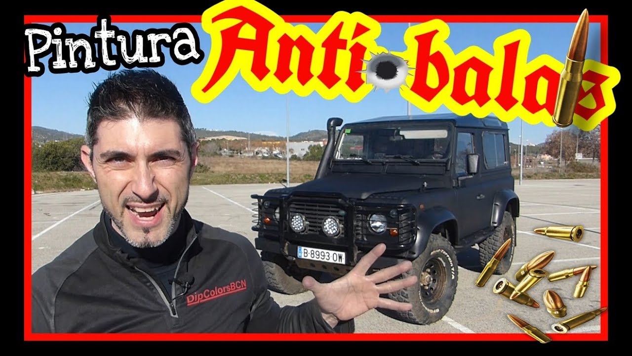 💣Land rover DEFENDER 90 ANTIBALAS !!. Raptor Paint