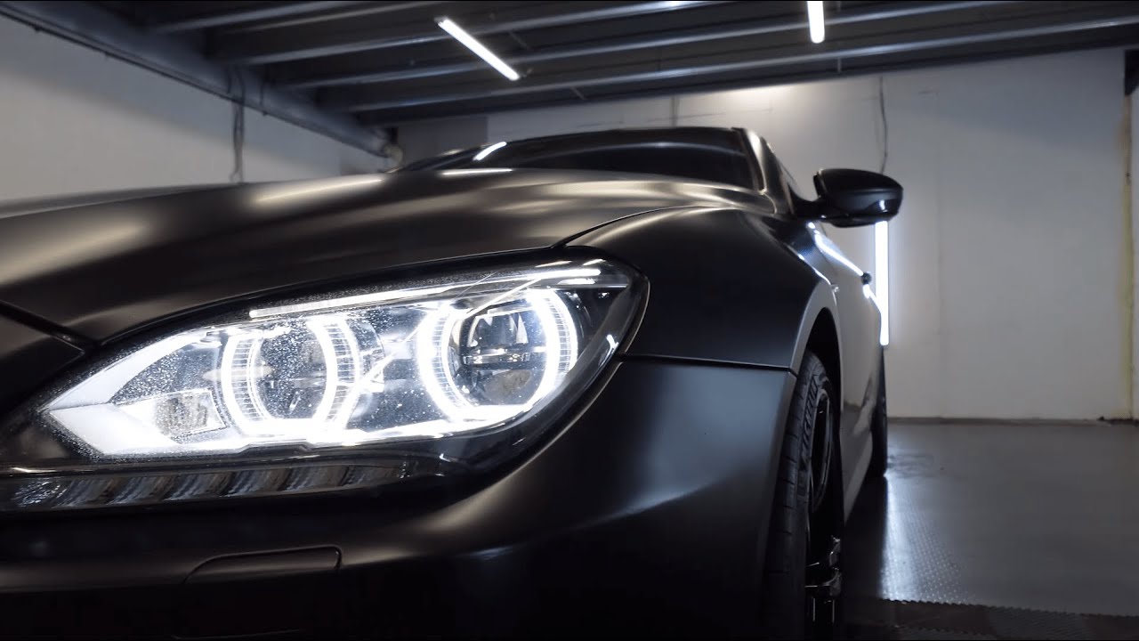 BMW M6 WRAPPED IN SATIN BLACK