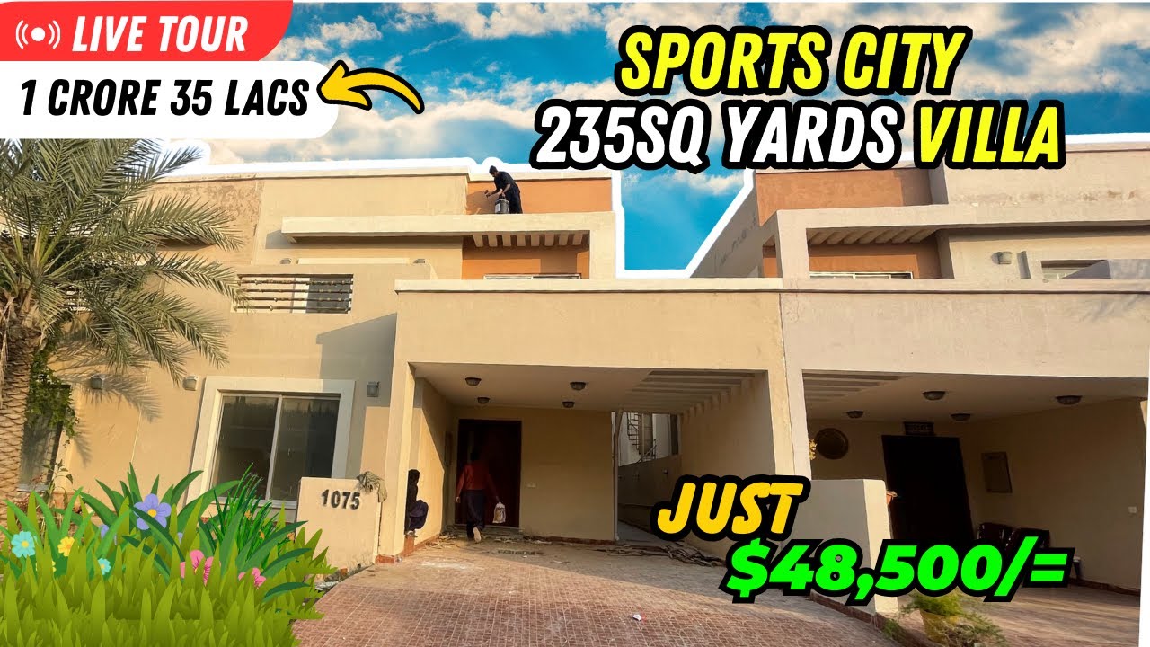 235 Sq Yards Villa for Sale in Precinct 31 | Bahria Town Karachi | Full Tour