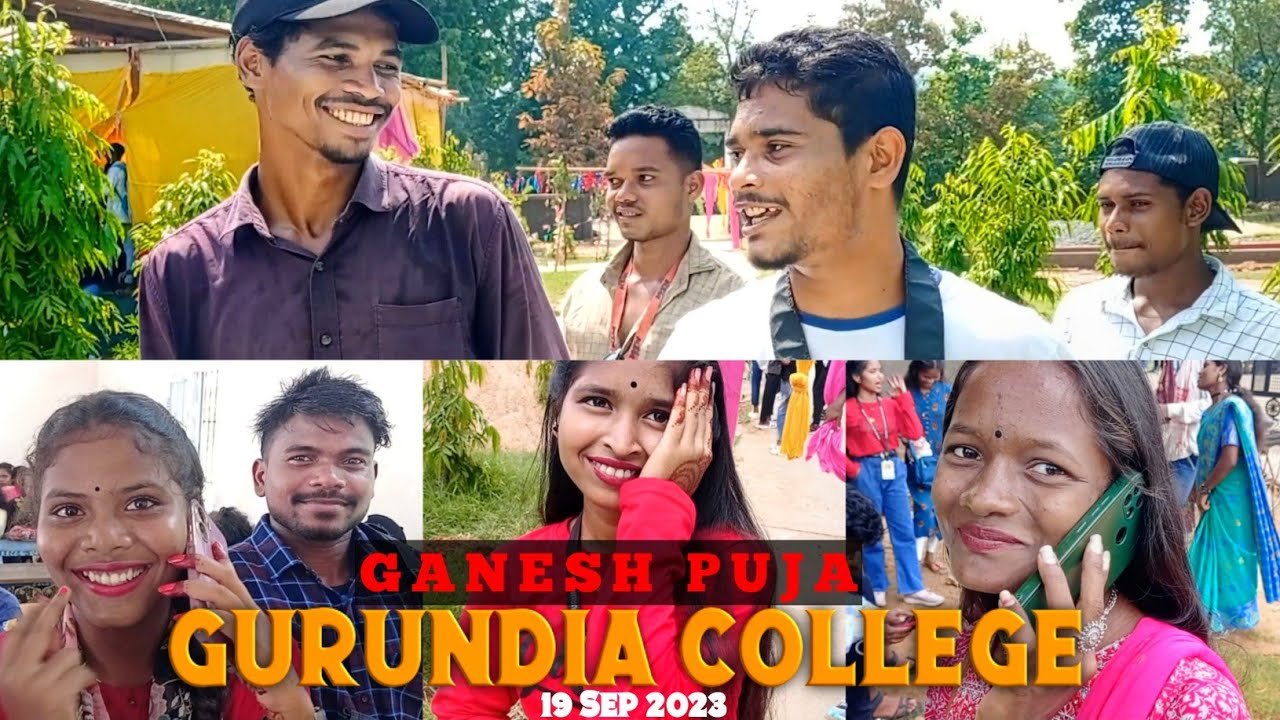 Ganesh Puja Gurundia College  || #sadrivlog sadriVlog #anugrahsoreng || 2023