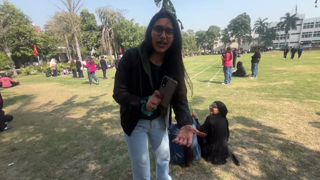 Jeet se zyada masti important 😜 | Sports Day 1 vlog #nstinoida #sportsday #vlog #funny 