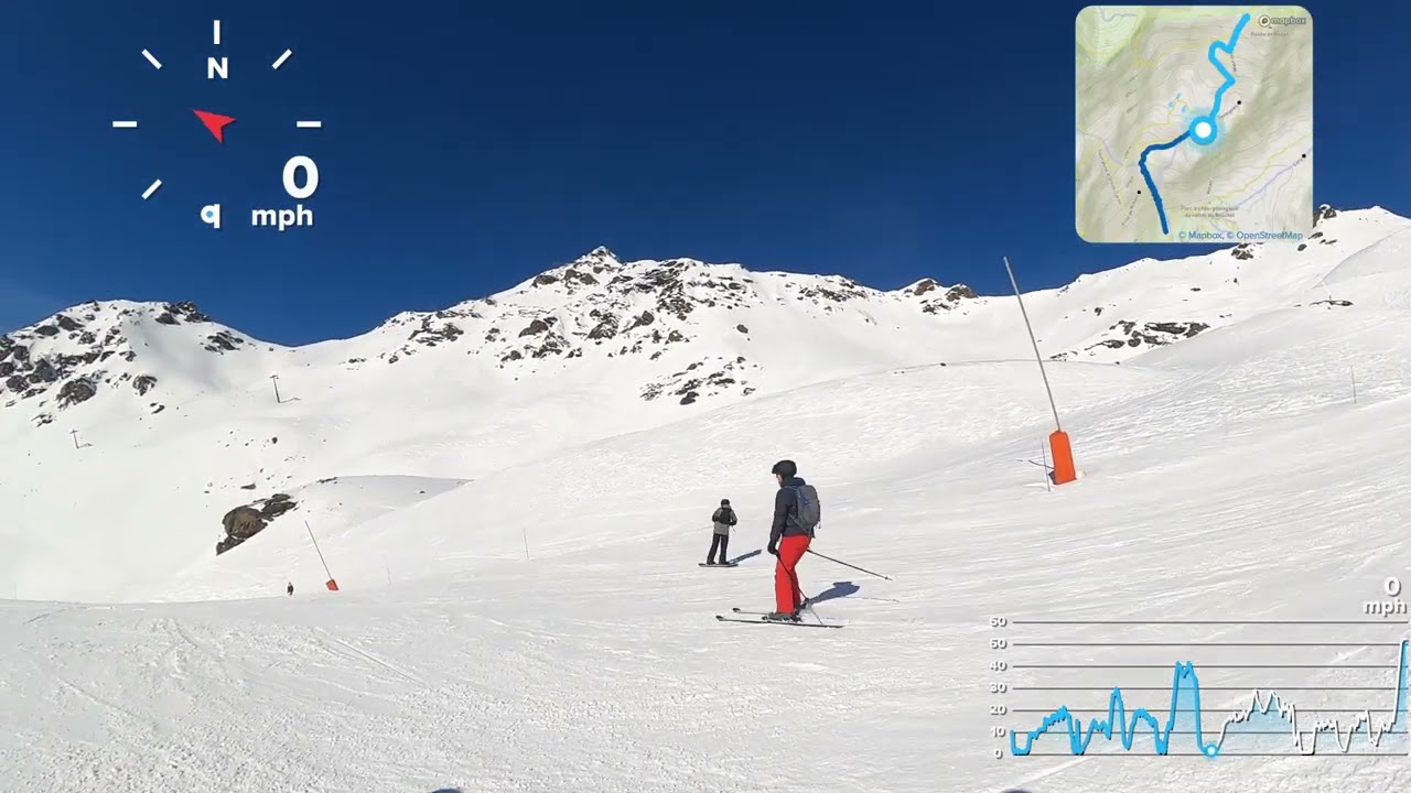 Val Thorens Mauriennaise (red) & Gentaines (blue) 2026