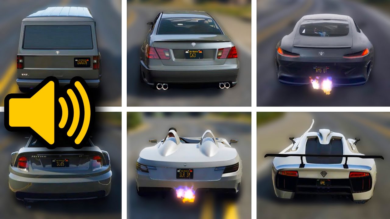 ALL GTA 5 Mercedes with REAL sound 🔊