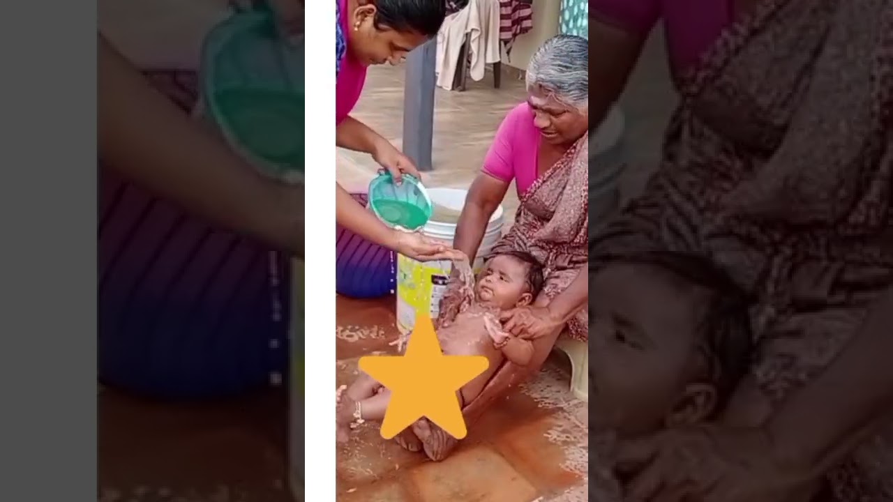 #how to bath newborn #trenting# shorts