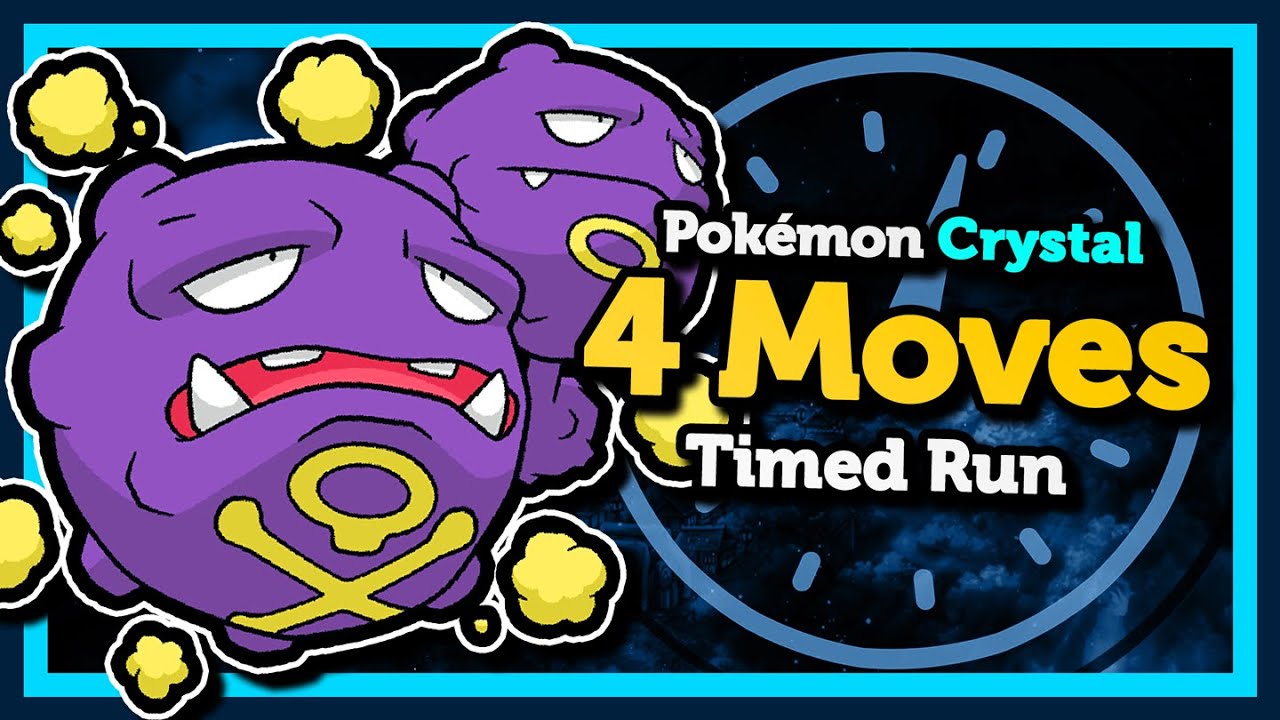WEEZING's 4 Move Challenge :: How fast can I beat Pokémon Crystal?