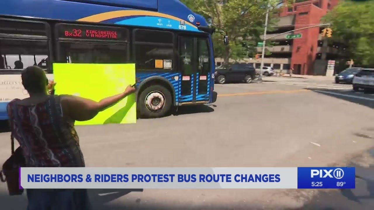 Neighbors, riders protest bus route changes