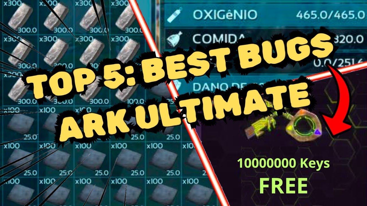 🌟TOP 5: BEST BUGS & TRICKS FOR BEGINNERS IN ARK: ULTIMATE EDITION MOBILE 2035