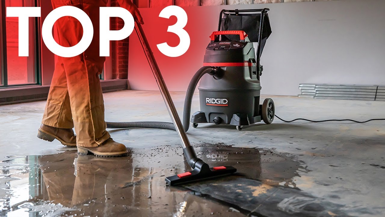 TOP 3 : Meilleur Aspirateur Eau et Poussière 2025