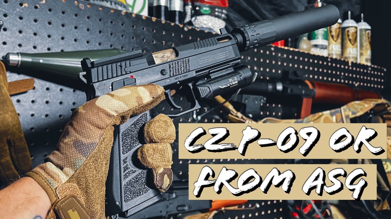 The Best CO2 Pistol? - The ASG CZ P-09 or the Optics Ready CO2 Airsoft GBB Pistol