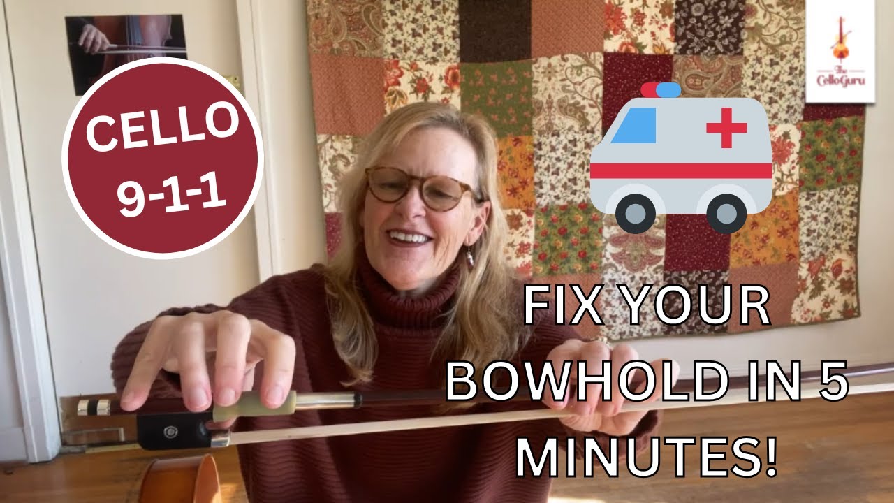 Fix Your Cello Bow Hold  in 5 MInutes!