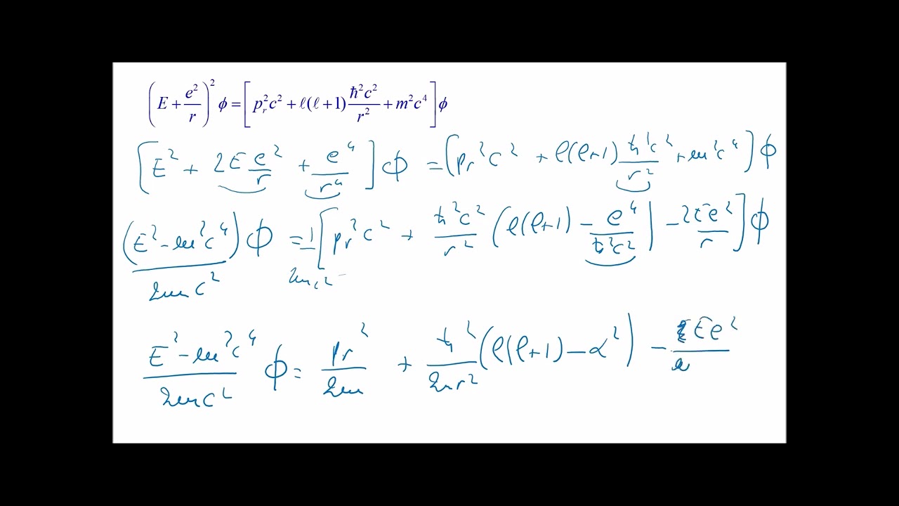 V. M&eacute;canique quantique relativiste - part 1 : L'&eacute;quation de Klein-Gordon