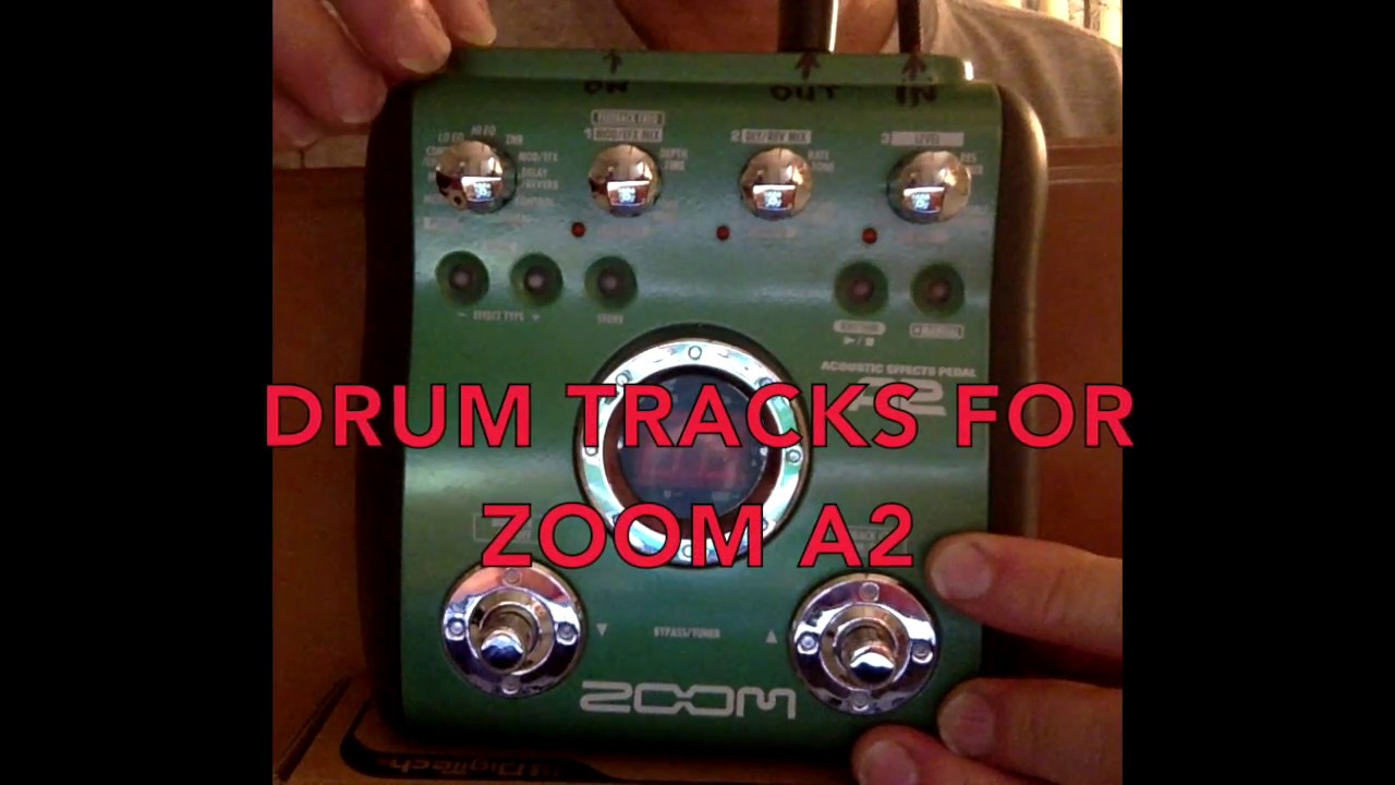 Zoom A2 drum tracks