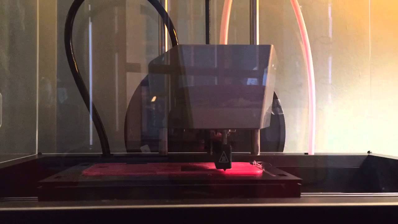 New Matter Time Lapse of 3D Printer in action