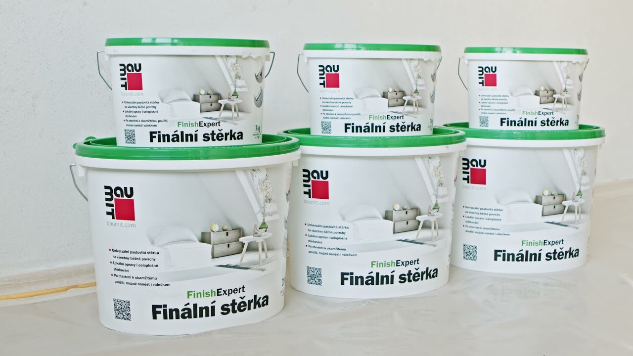 Baumit FinishExpert - pro dokonalé vyhlazení stěn i stropů