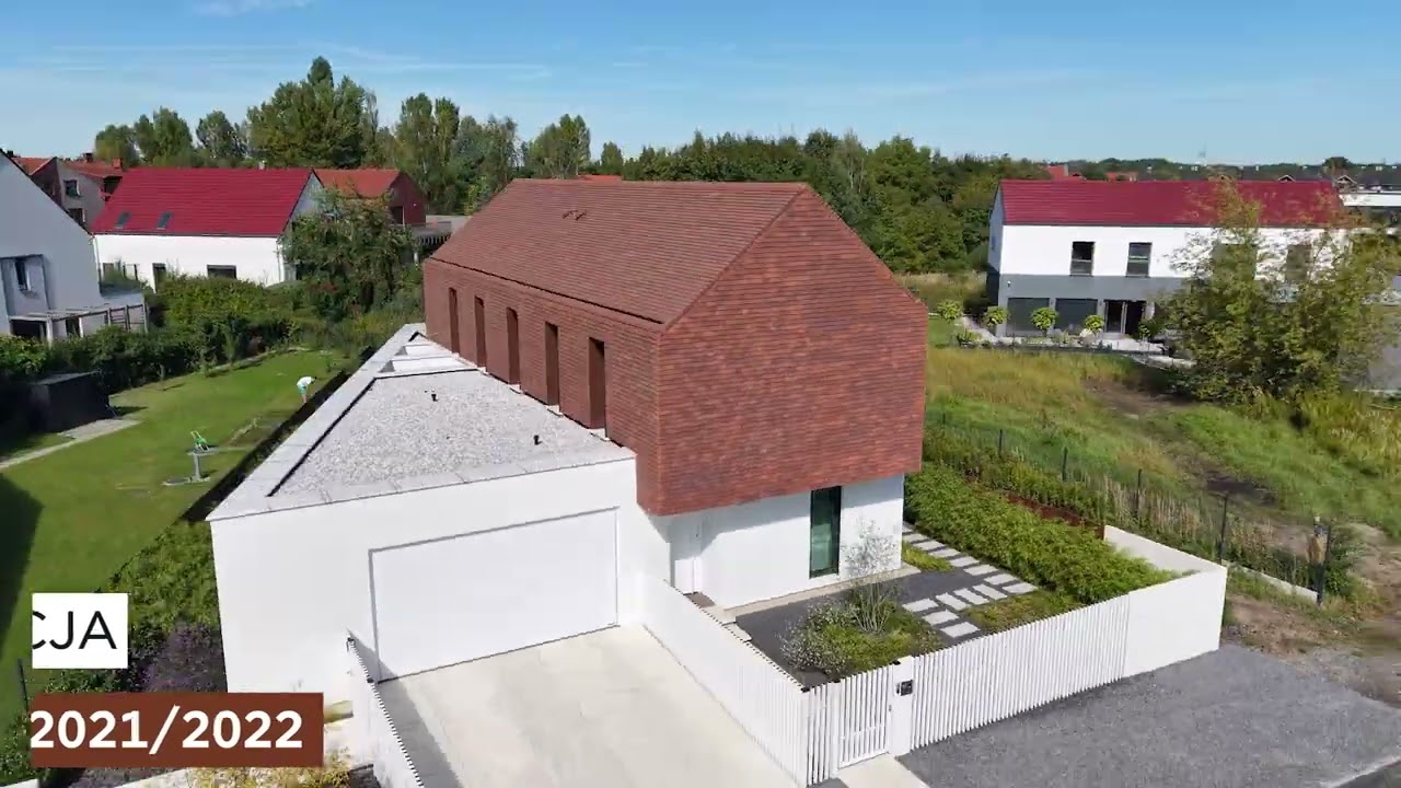 Projekt nowoczesny Heritage Roof Tiles budynek mieszkalny Wrocław