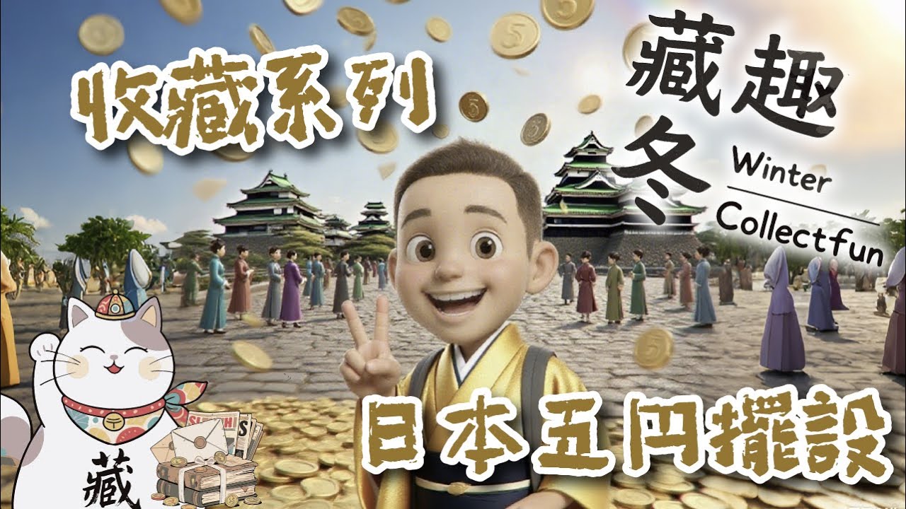 Ep13 【藏趣冬 Winter Collectfun】| 收藏系列 日本五円擺設｜從神社祈福到昭和手工精品｜五円硬幣的收藏價值｜廣東話｜# 收藏 #日本五円 #阿冬 #招財擺設 #昭和文物