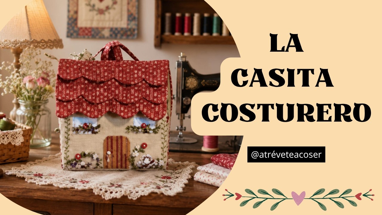TUTORIAL CASITA COSTURERO (EXCLUSIVO TEXTIL COLMENAR)