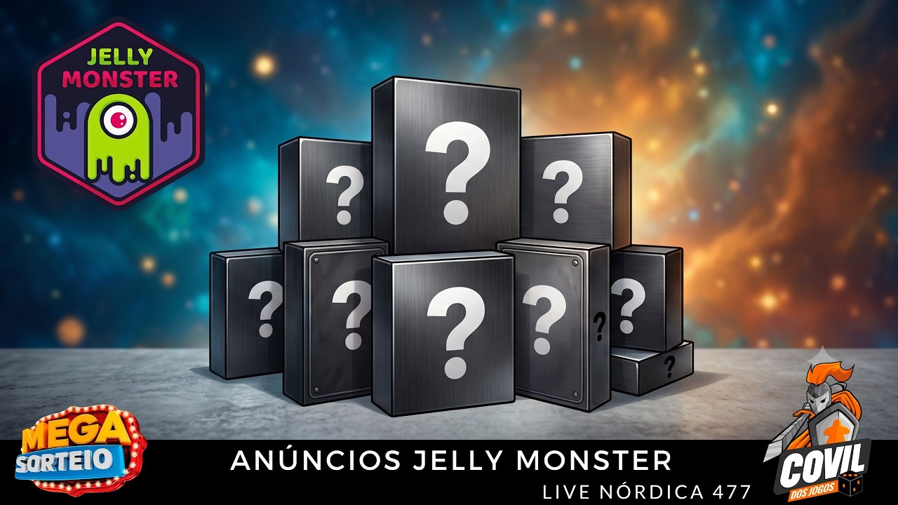 Live N&oacute;rdica 477 - An&uacute;ncios Jelly Monster (SUPER SORTEIO)