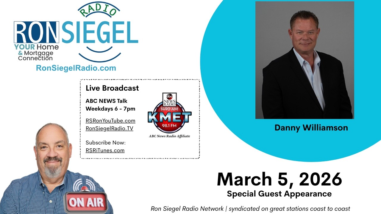 Spring Sellers  Peptides & Mortgage Tips   Ron Siegel Radio   Mar 5