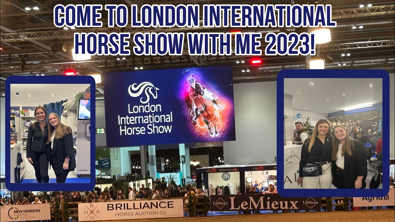 COME TO LONDON INTERNATIONAL HORSE SHOW WITH ME 2023!! || VLOGMAS11 🤍