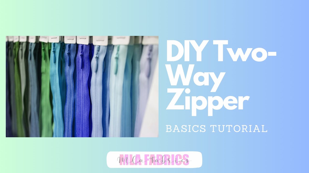 Make Your Own Two-Way Zipper