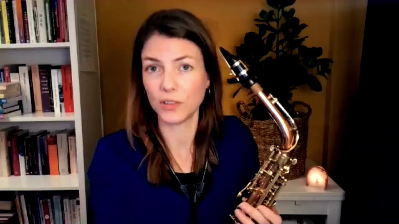 Webinar over zuiver spelen bij het saxofoonspelen