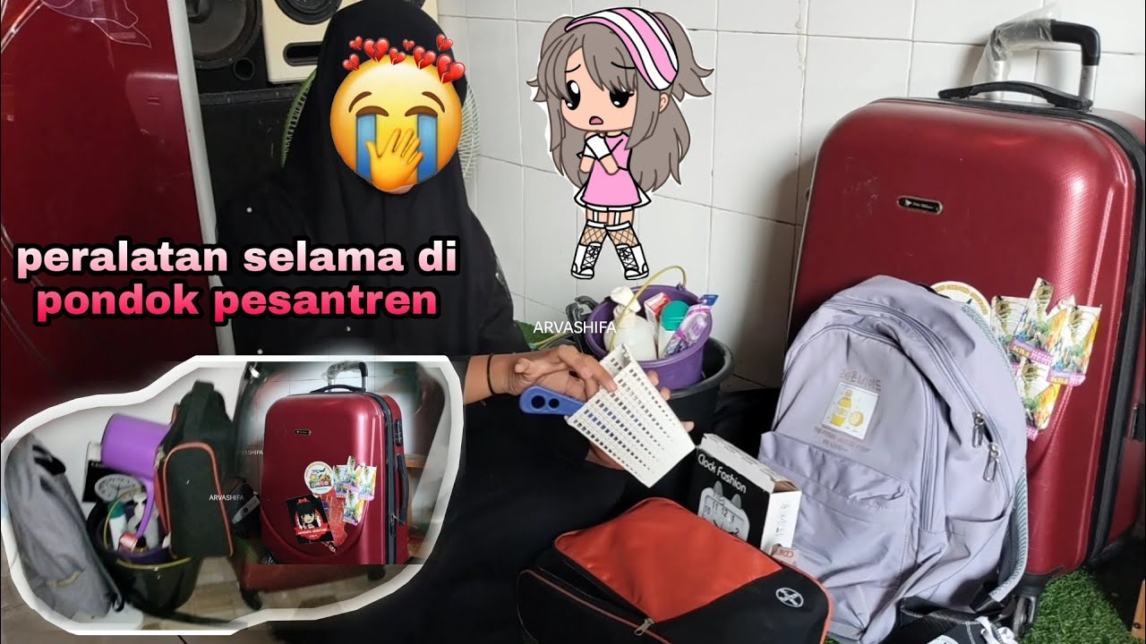 PERALATAN MONDOK YANG DI BAWA KE PESANTREN