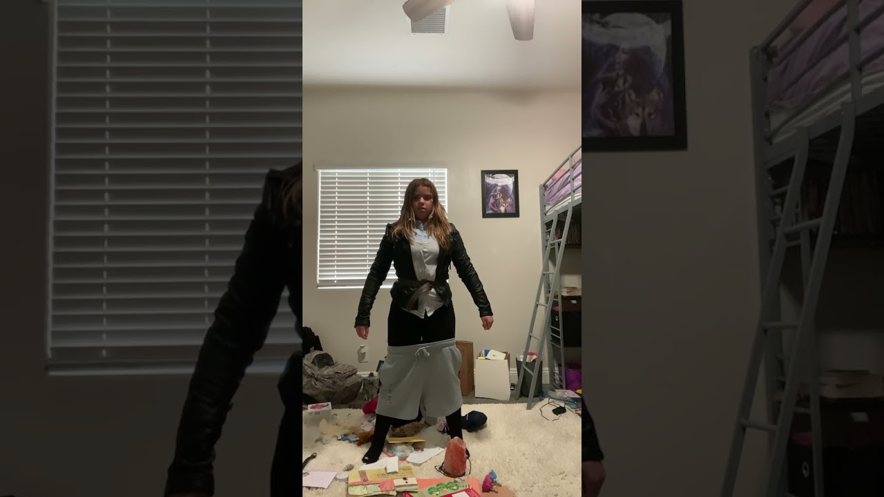 I am in the middle of cleaning my room #comedy #idk my mask broke in the middle end of t￼￼￼he videos