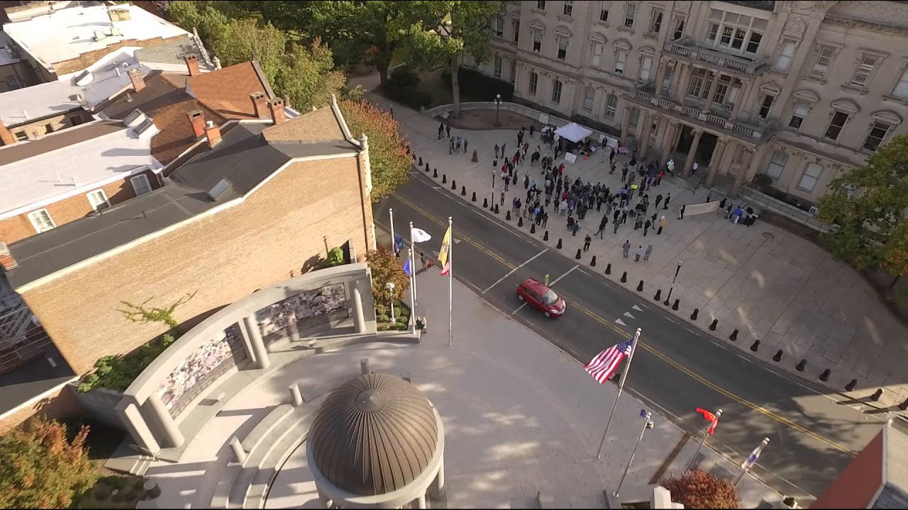 2015 NJ Cannabis Freedom Rally - Drone veiw 1