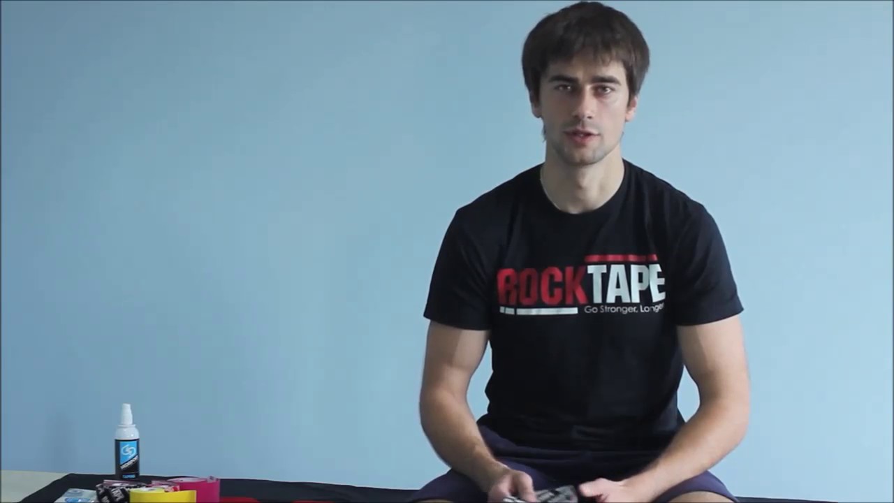 Как клеить кинезио тейп на бедро