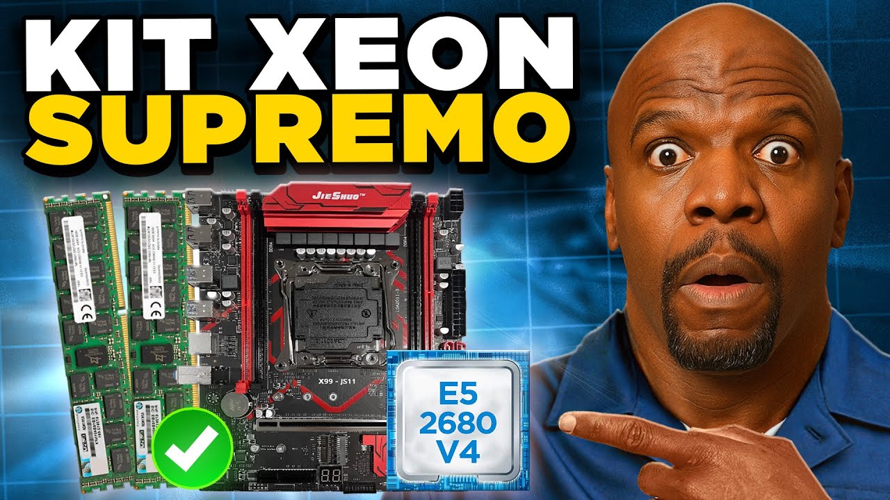 🚨O KIT XEON SUPREMO Chegou no Brasil (X99 + 2680v4 + 16GB)