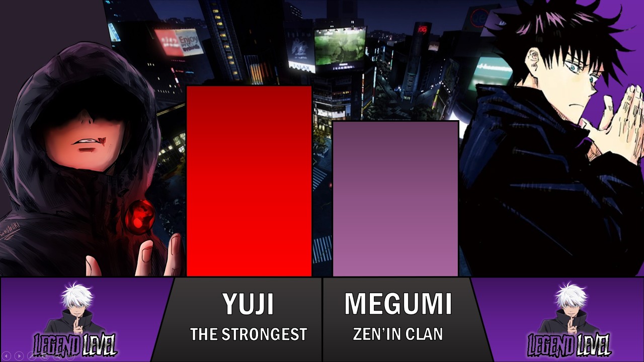 YUJI ITADORI vs MEGUMI FUSHIGURO POWER LEVELS | Jujutsu Kaisen