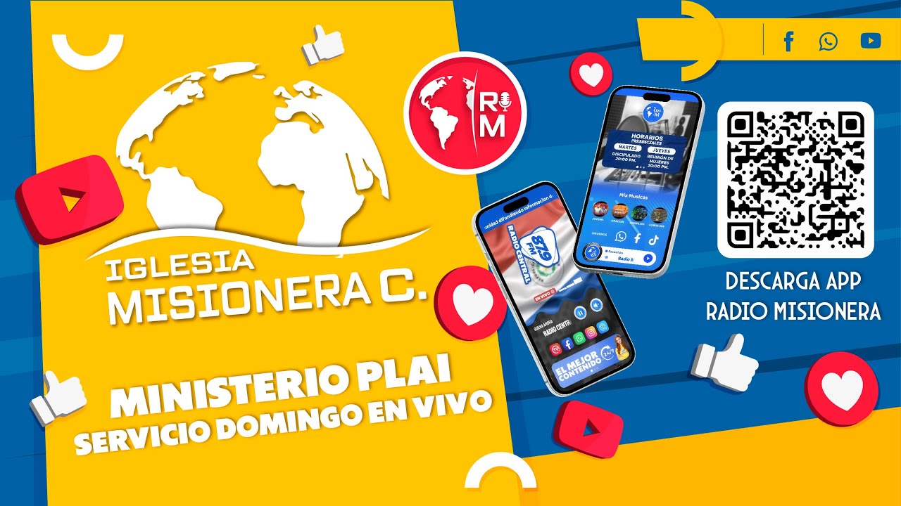 Iglesia Misionera Central - Servicio de Domingo. Pr. Jose Tomasi Justiniano