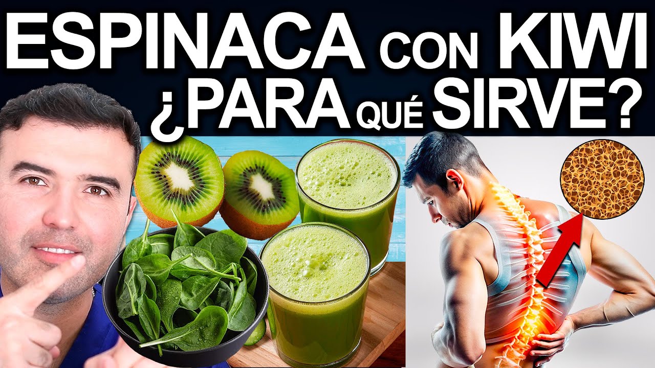 JUGO DE ESPINACA CON KIWI EN AYUNAS -Para Que Sirve, Beneficios Y Contraindicaciones Para Tu Salud