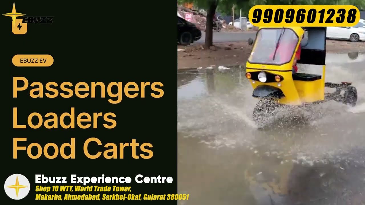 Electric Food Cart OFF-ROAD MUD TEST (Ahmedabad)