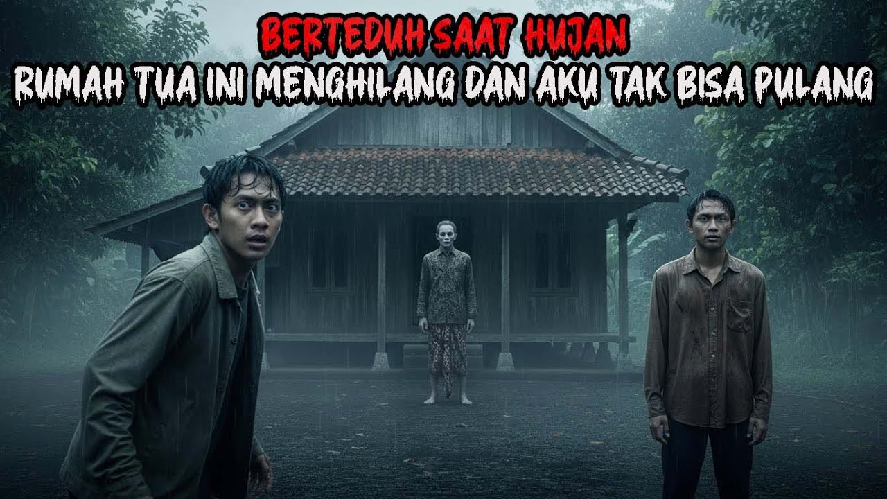 KISAH NYATA‼️HUJAN BERHENTI MENDADAK, RUMAH TUA ITU TIDAK ADA LAGI