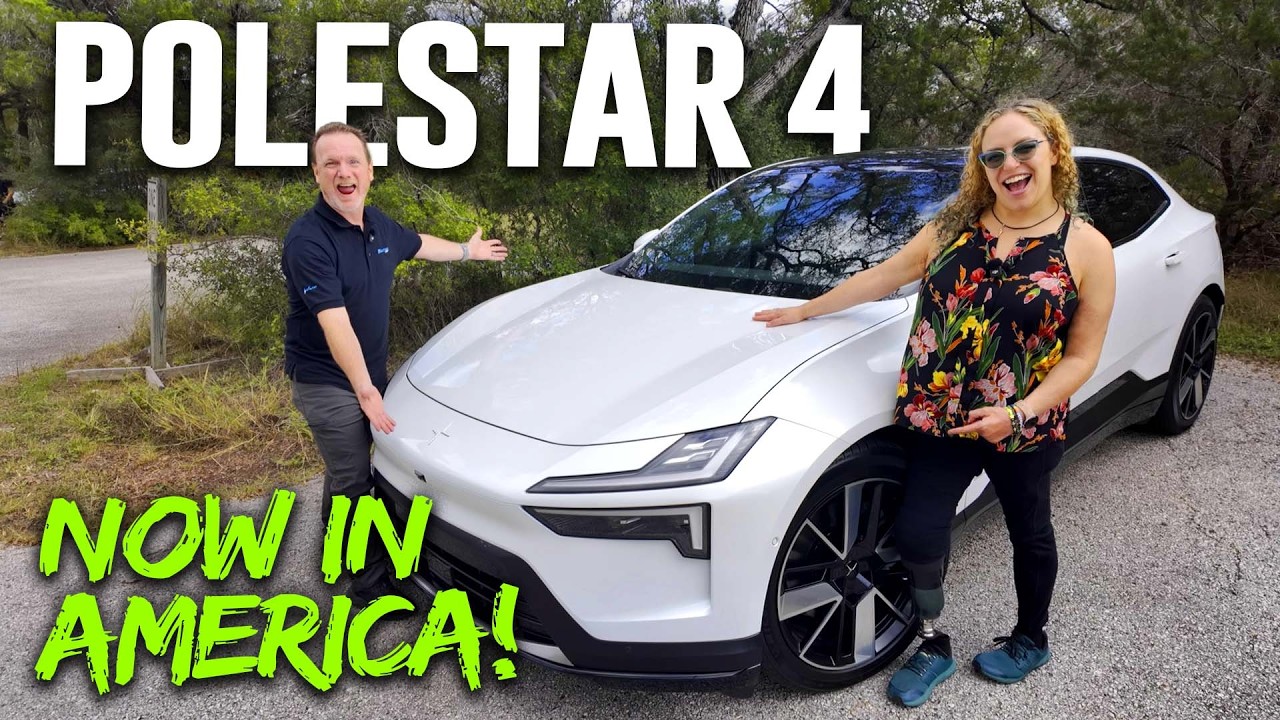 Обзор Polestar 4 в США: альтернатива Tesla, которую вы ждали (даже без заднего окна?)