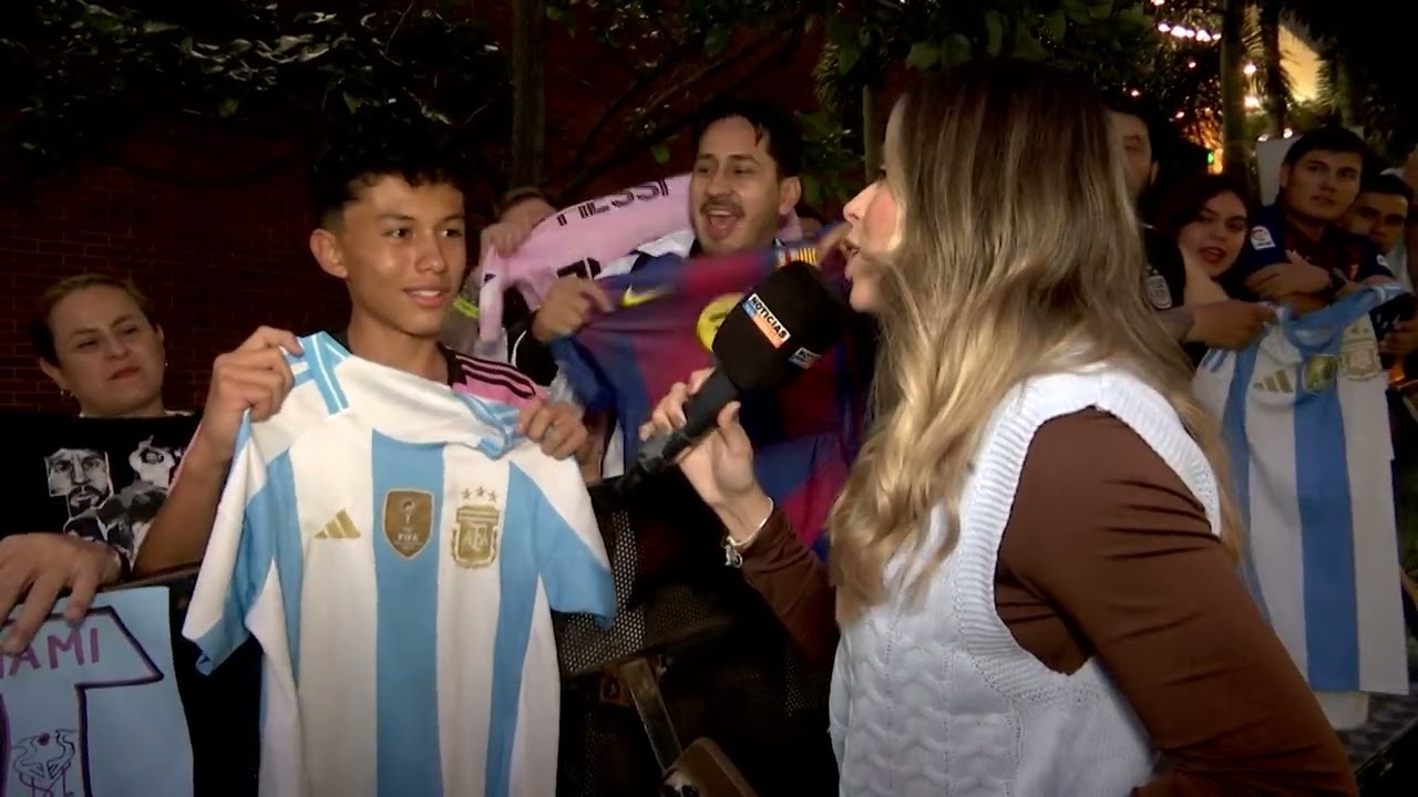 Esto dijeron los aficionados que esperaron horas para ver a Messi en Medellín