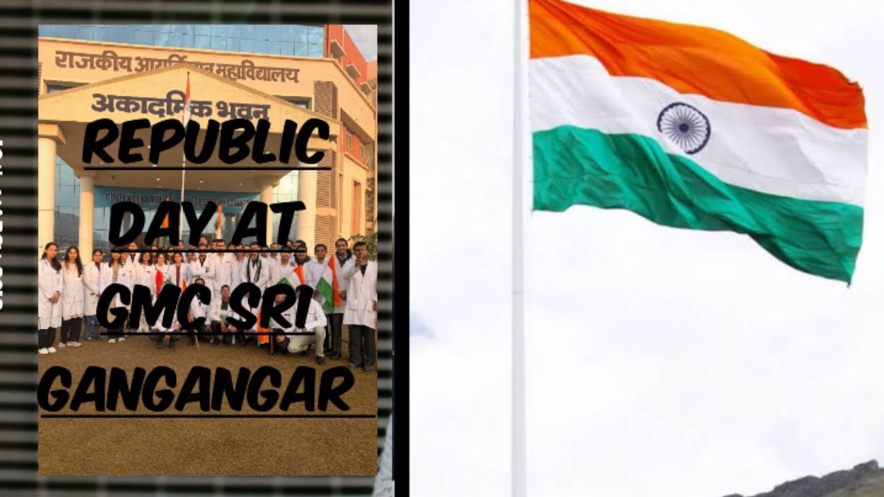 My 1st vlog on republic day at gmc srri gangangar .. 