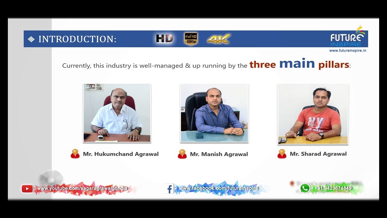 Subhlaxmi Food Products, Gondia - Corporate Presentation Video (11-SEPT-2018)