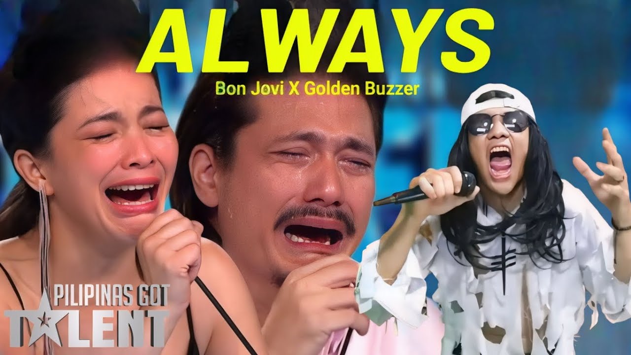 Filipino Boy Makes All The Judges Cry With His Amazing Voice On Always - Bon Jovi Song