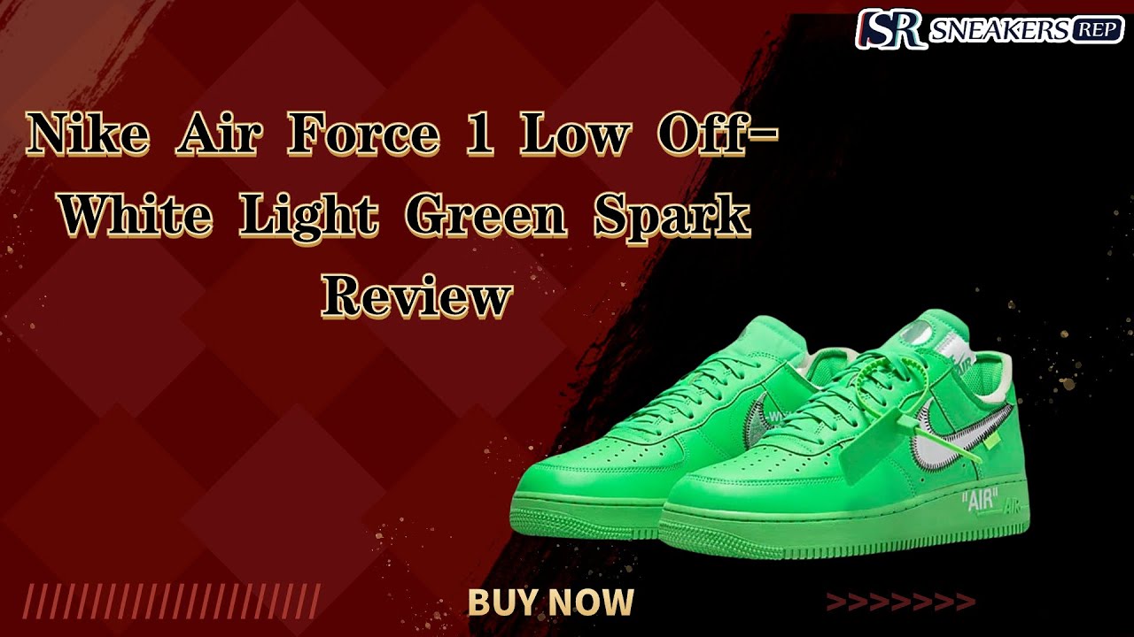 Nike Air Force 1 Low Off-White Light Green Spark   unboxing/NEAKERSREP.ORG/😍🔥💸