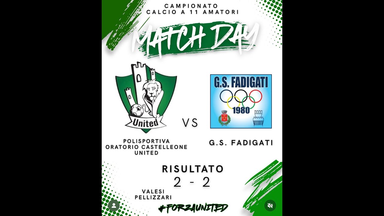 Polisportiva Oratorio Castelleone United Vs Fadigati