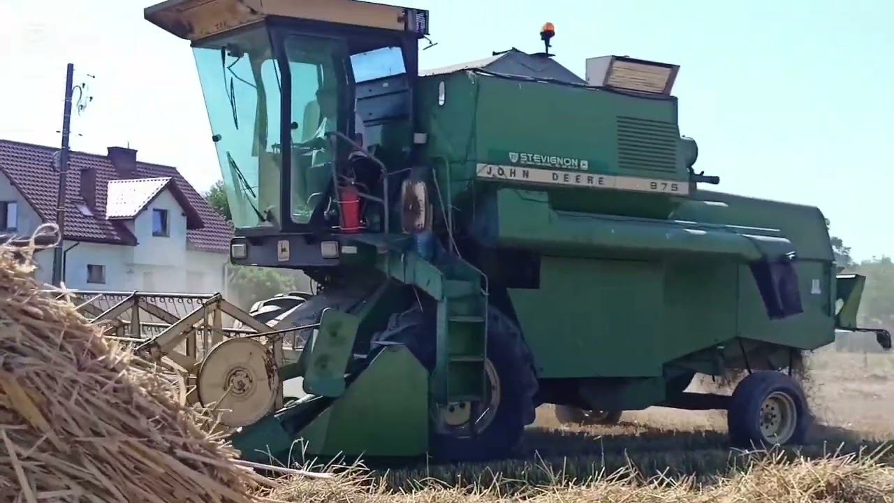 Coś ze żniw 2025 john deere 975 w akcji #żniwa #fyp #johndeere #zboże #klimat 
