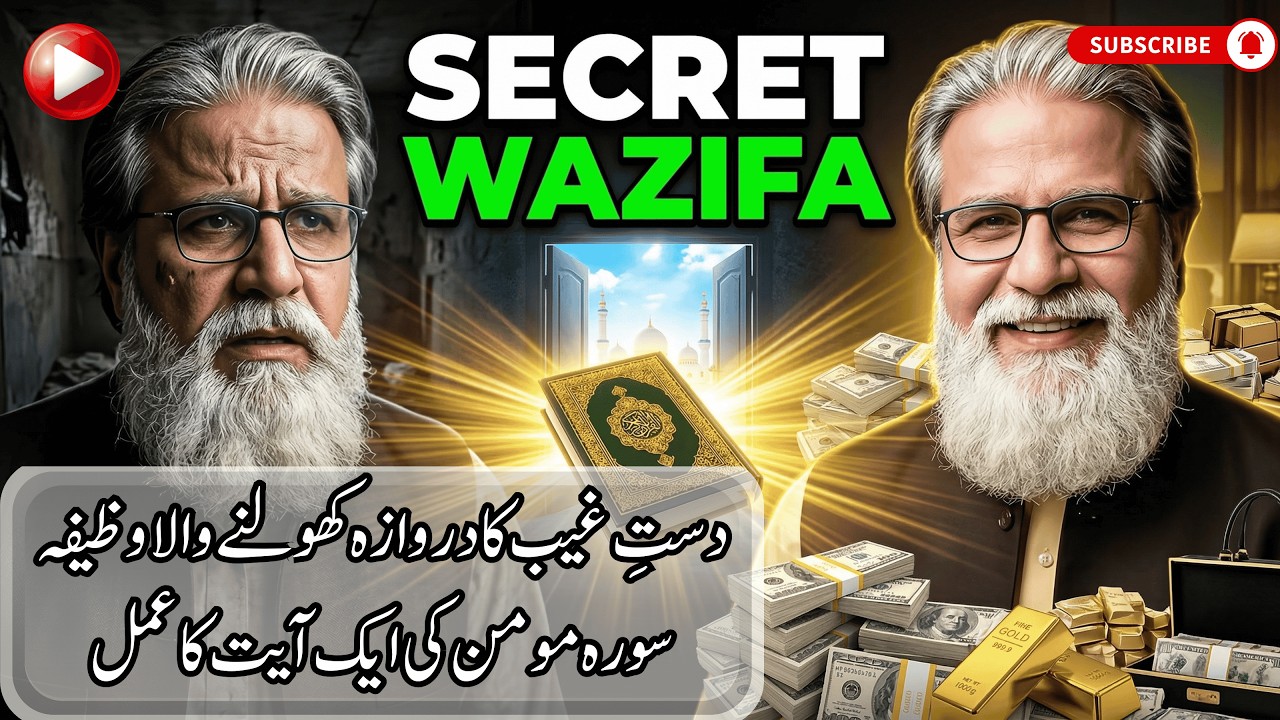 Dast E Ghaib Ka Darwaza Kholnay Wala Wazifa Sura Momin Ki Eik Ayat Ka Amal