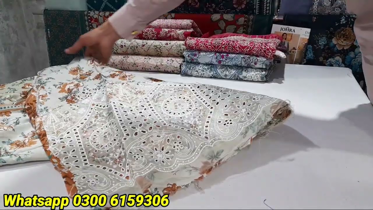 ZESH Premium ChickenKari Lawn Eid Collection | Karachi wholesale cloth market 