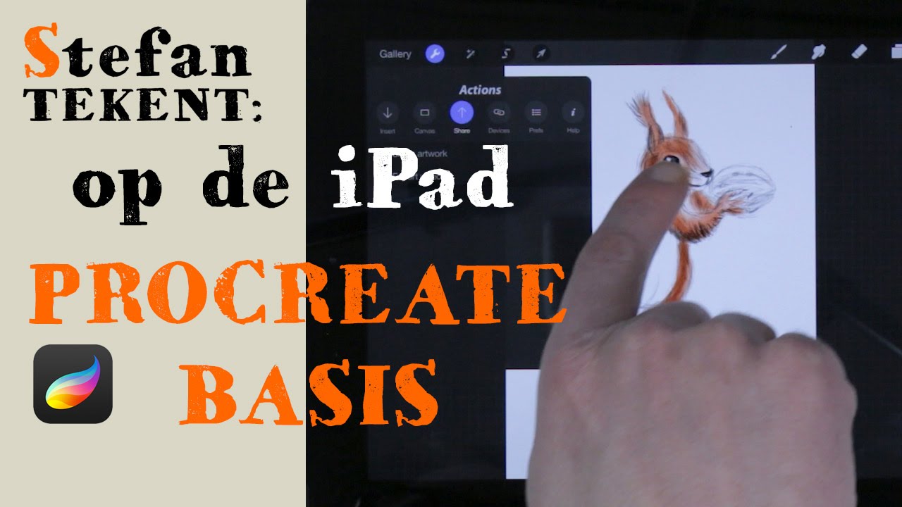 Tekenen op de iPad in Procreate: Basis uitleg